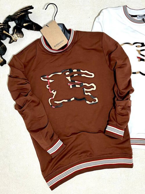 long Sleeved brown quality t-shirt